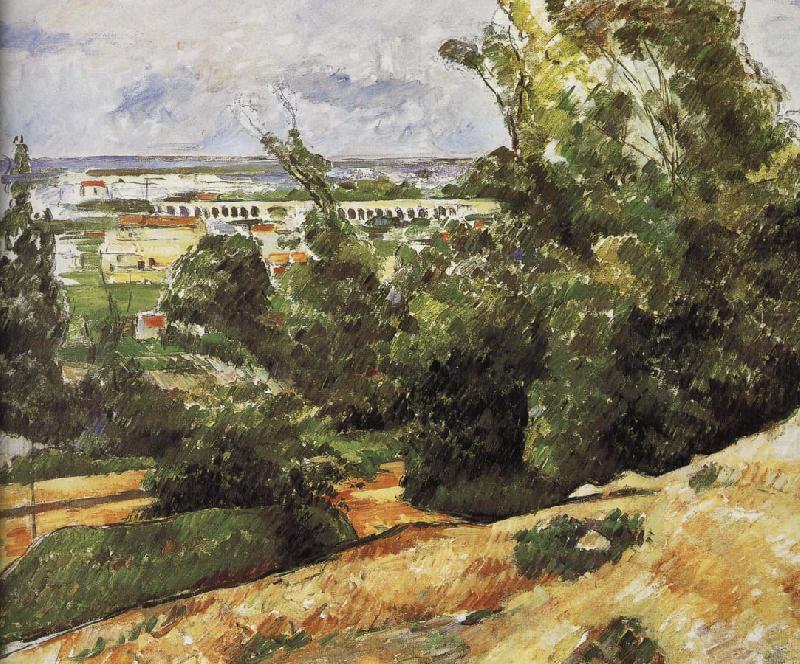 north of the Canal de Provence, Paul Cezanne